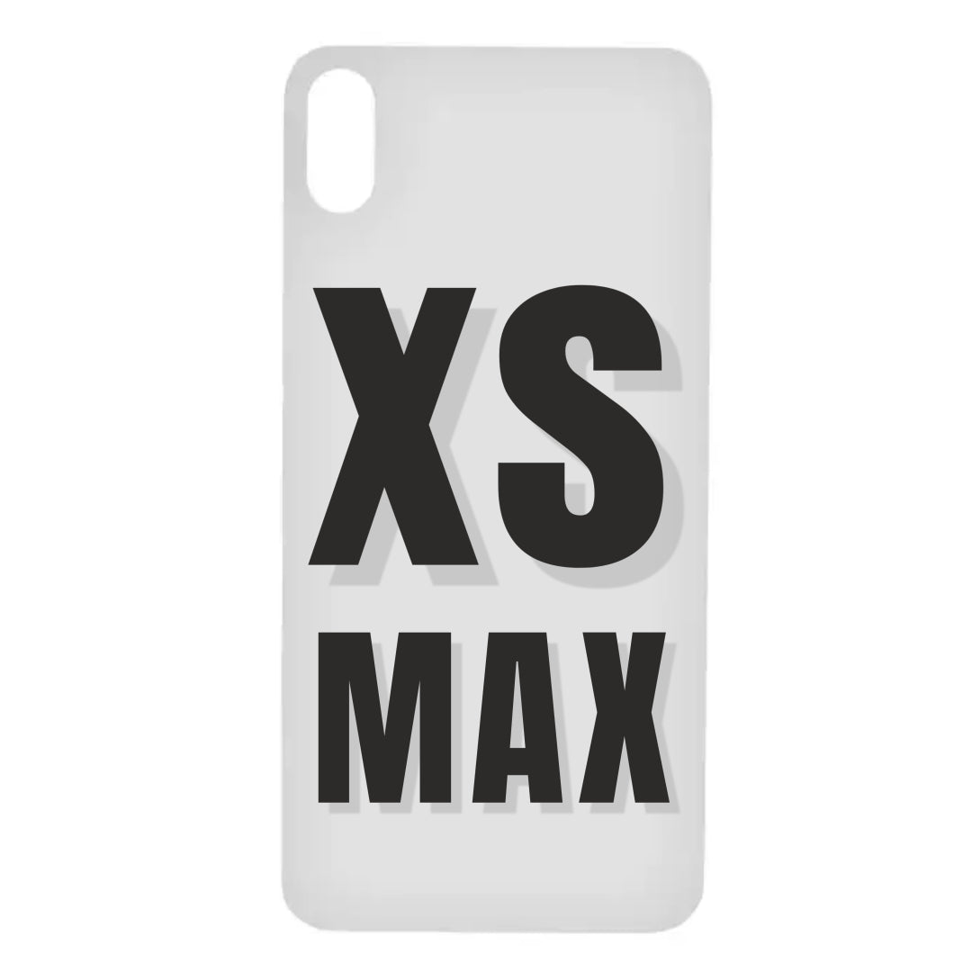 For iPhone XS Max Bigger Camera Hole Back Glass Replacement (All Color)