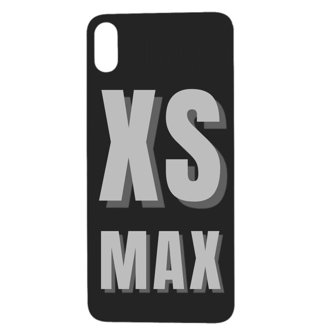 For iPhone XS Max Bigger Camera Hole Back Glass Replacement (All Color)