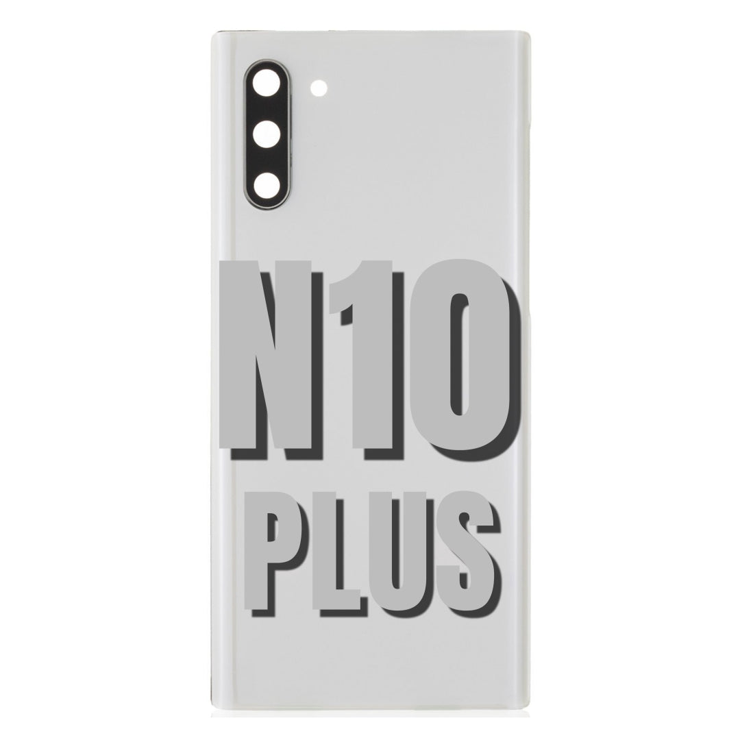 For Samsung Galaxy Note 10 Plus Back Glass Cover Replacement With Camera Lens (All Colors)