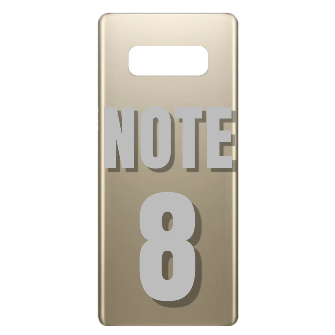 For Samsung Galaxy Note 8 Back Glass Cover Replacement Without Camera Lens (All Colors)