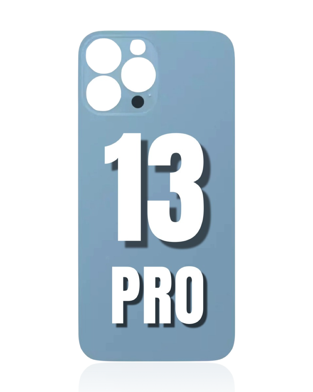 For iPhone 13 Pro Bigger Camera Hole Back Glass (All Color)