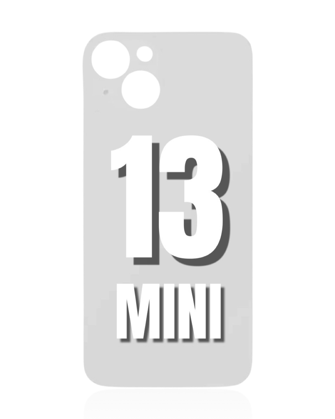 For iPhone 13 Mini Bigger Camera Hole Back Glass Replacement (All Color)