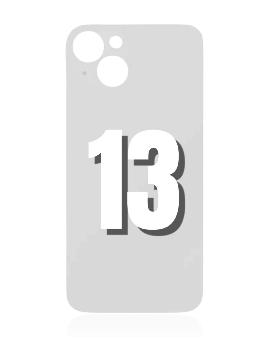 For iPhone 13 Bigger Camera Hole Back Glass Replacement (All Color)