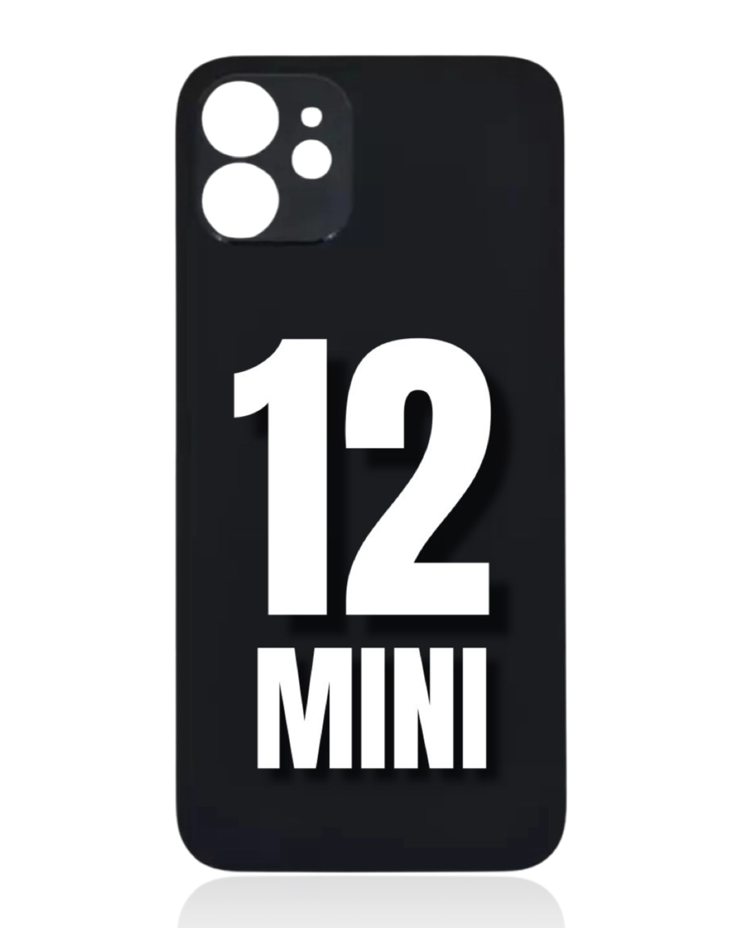 For iPhone 12 Mini Bigger Camera Hole Back Glass (All Color)