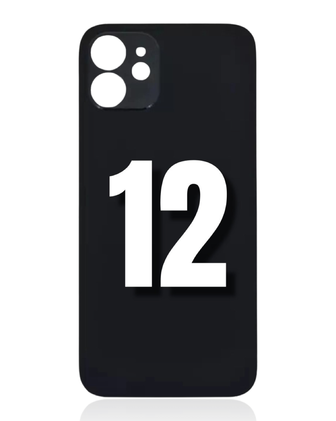 For iPhone 12 Bigger Camera Hole Back Glass (All Color)