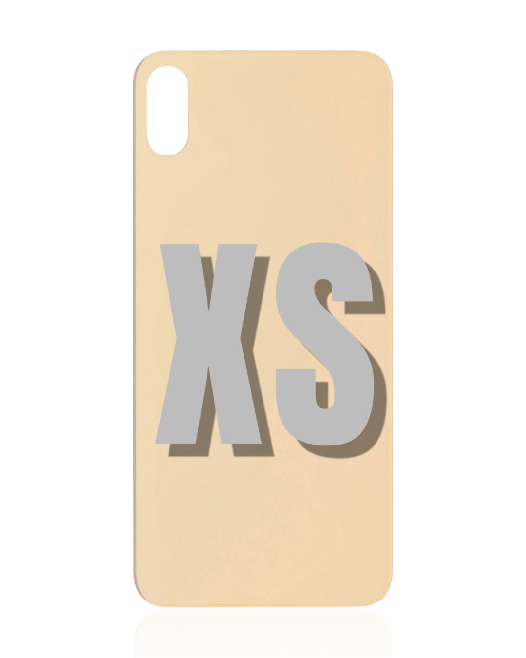 For iPhone XS Bigger Camera Hole Back Glass Replacement (All Color)