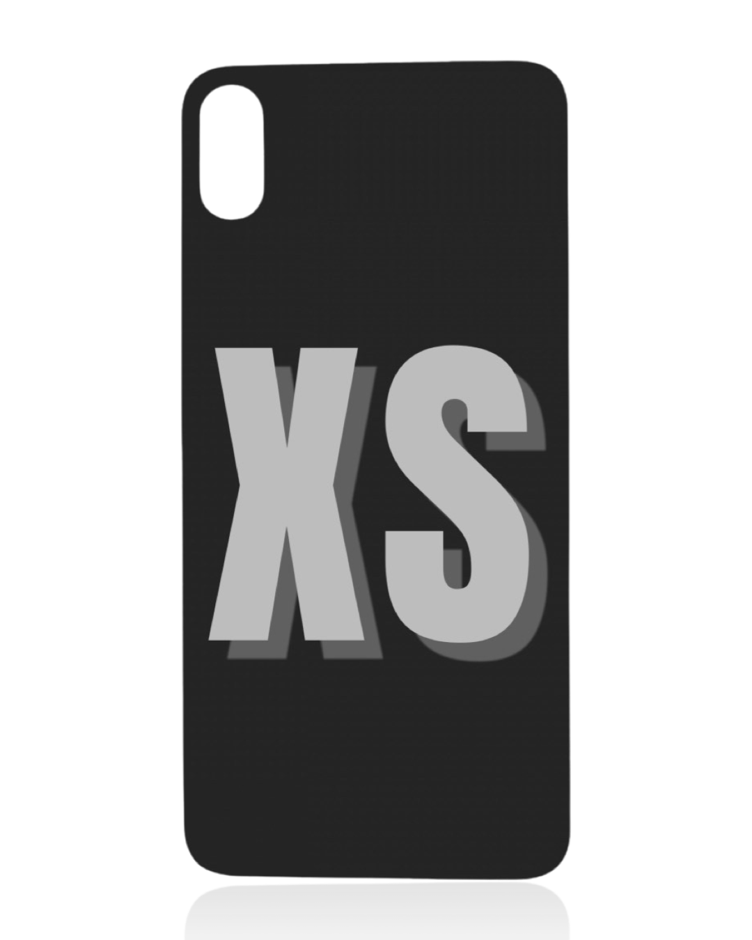 For iPhone XS Bigger Camera Hole Back Glass Replacement (All Color)