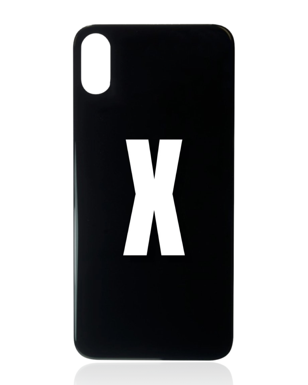 For iPhone X Bigger Camera Hole Back Glass Replacement (All Color)