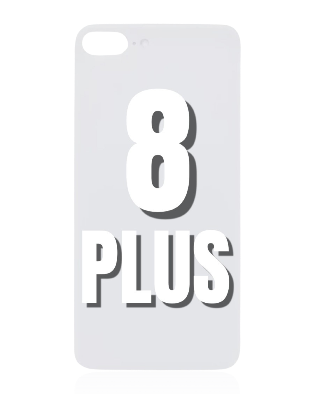 For iPhone 8 Plus Bigger Camera Hole Back Glass Replacement (All Colors)