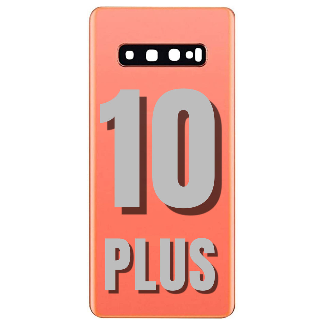For Samsung Galaxy S10 Plus Back Cover With Camera Lens Glass Replacement (All Colors)