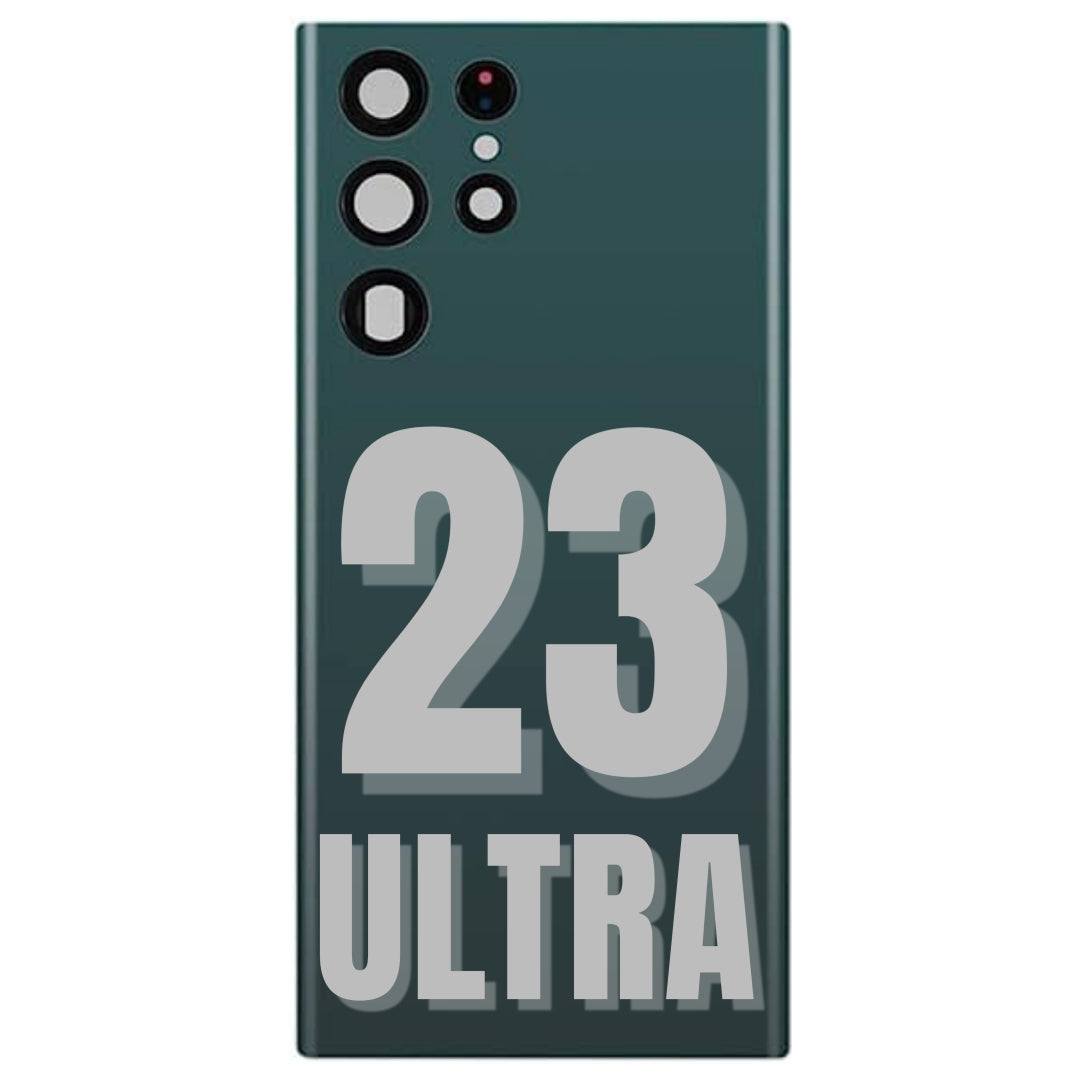 For Samsung Galaxy S23 Ultra 5G Back Glass Cover Replacement With Camera Lens (All Colors)