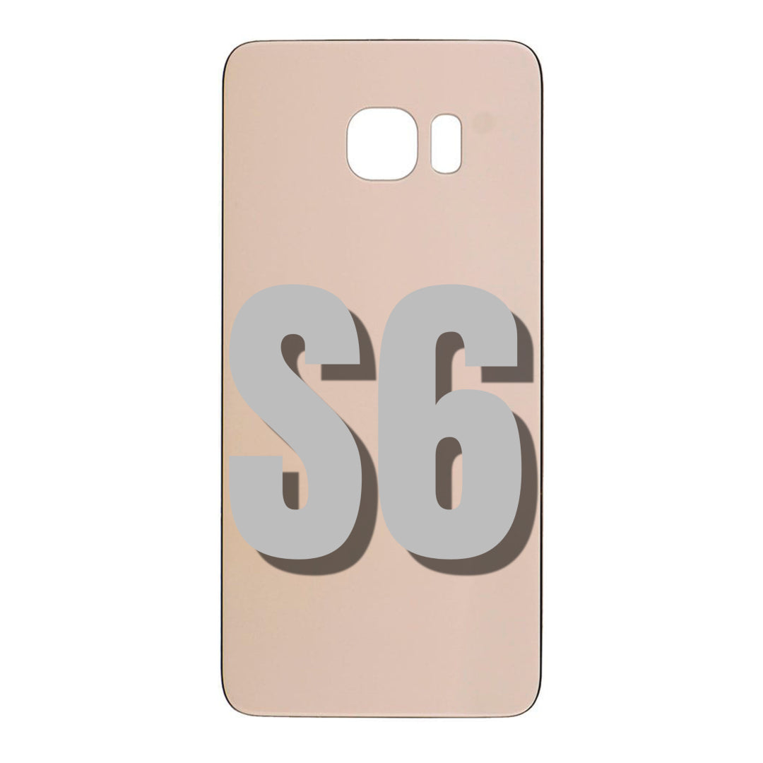 For Samsung Galaxy S6 Back Glass Cover Replacement Without Camera Lens (All Colors)