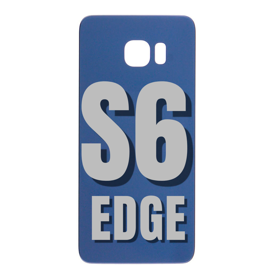 For Samsung Galaxy S6 Edge Back Glass Cover Replacement Without Camera Lens (All Colors)