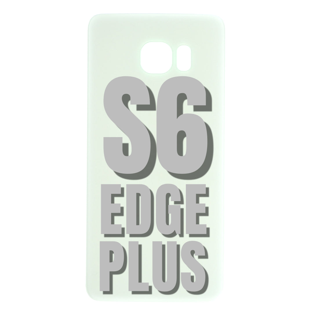 For Samsung Galaxy S6 Edge Plus Back Glass Cover Replacement Without Camera Lens (All Colors)