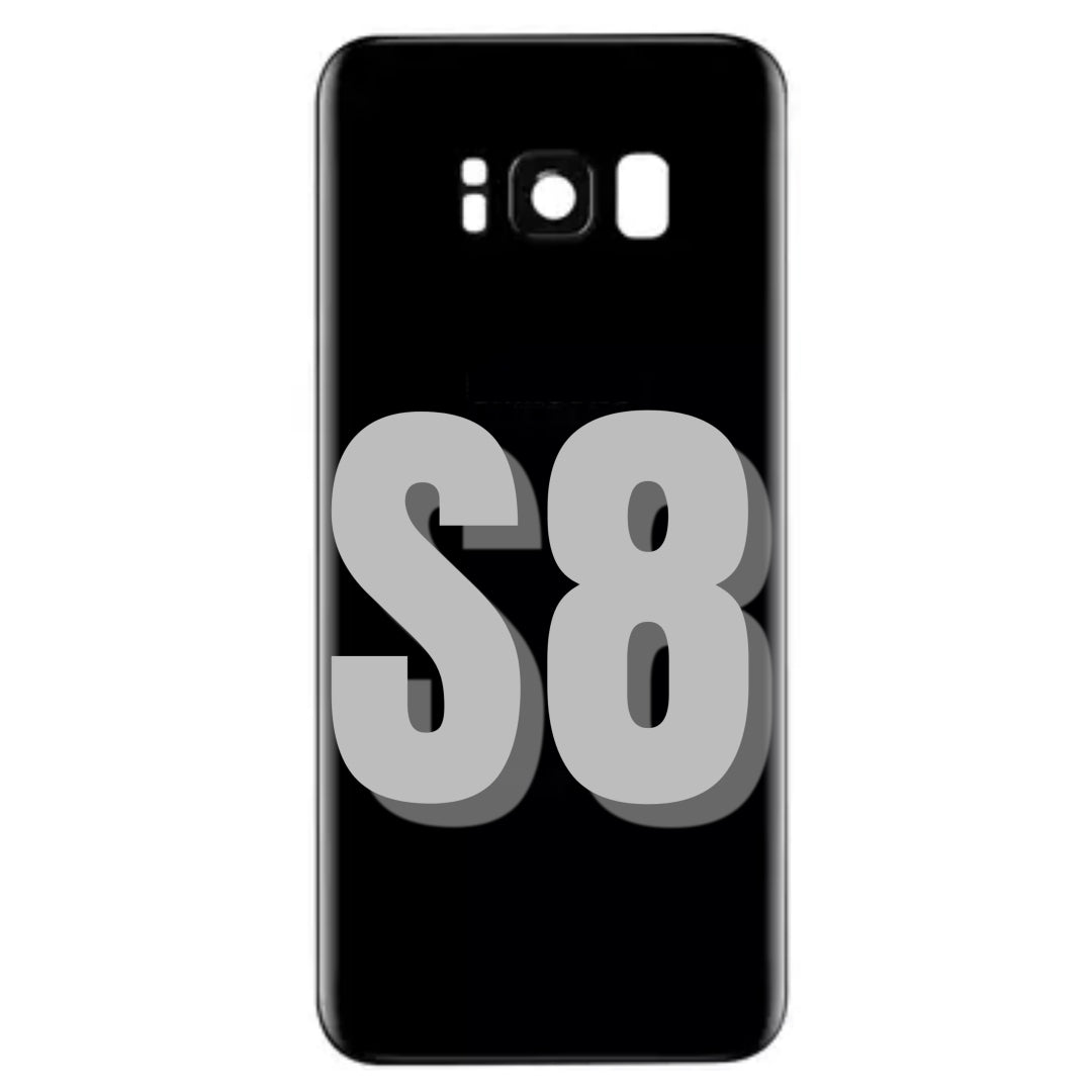 For Samsung Galaxy S8 Back Glass Cover Replacement With Camera Lens (All Colors)