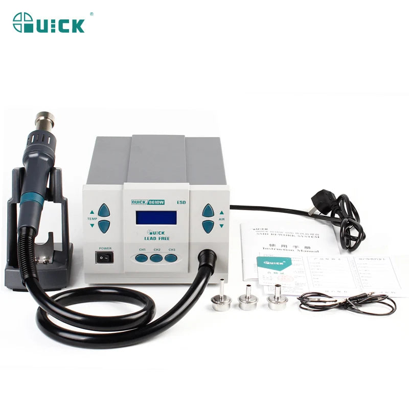 Quick 861DW Heat Gun Lead-free Hot Air Soldering Rework Station (1000W / 110V)