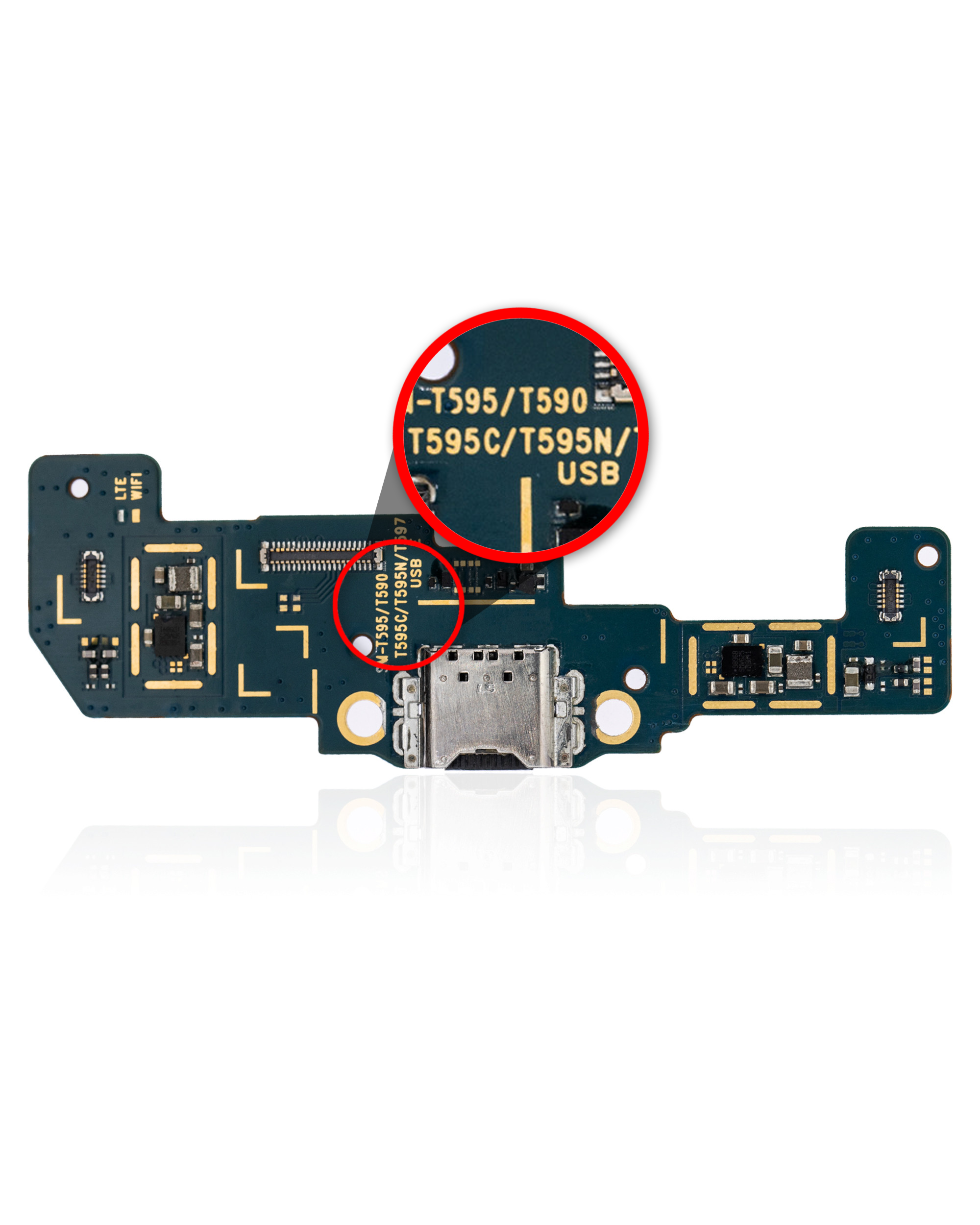 For Galaxy Tab A 10.5" (T590-T595-T597 / 2018) Charging Port Board Replacement