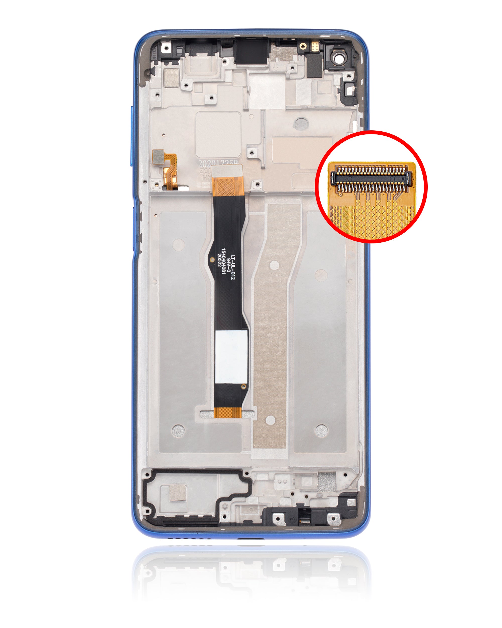 For Moto G Power (XT-2117 / 2021) LCD Screen Replacement With Frame (Blue)