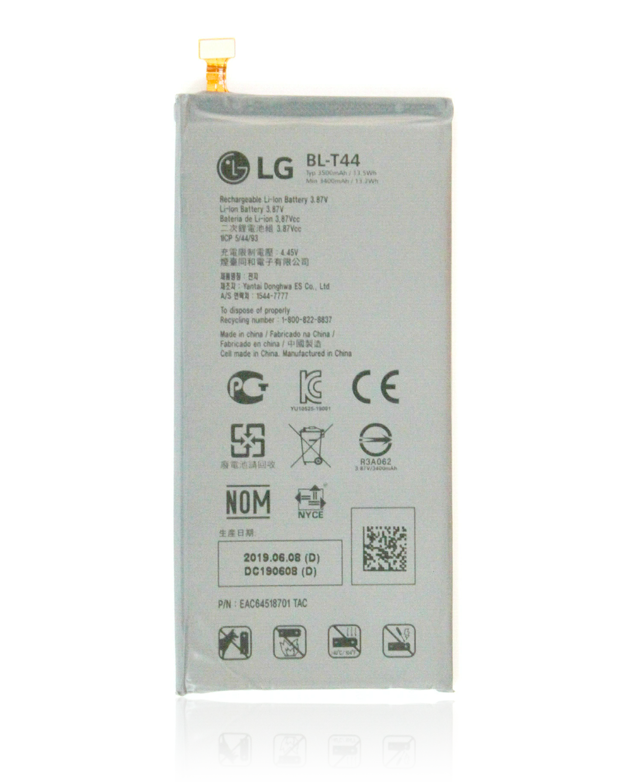 For LG Stylo 5 / K50 / K40S / Q60 Battery Replacement (BL-T44)