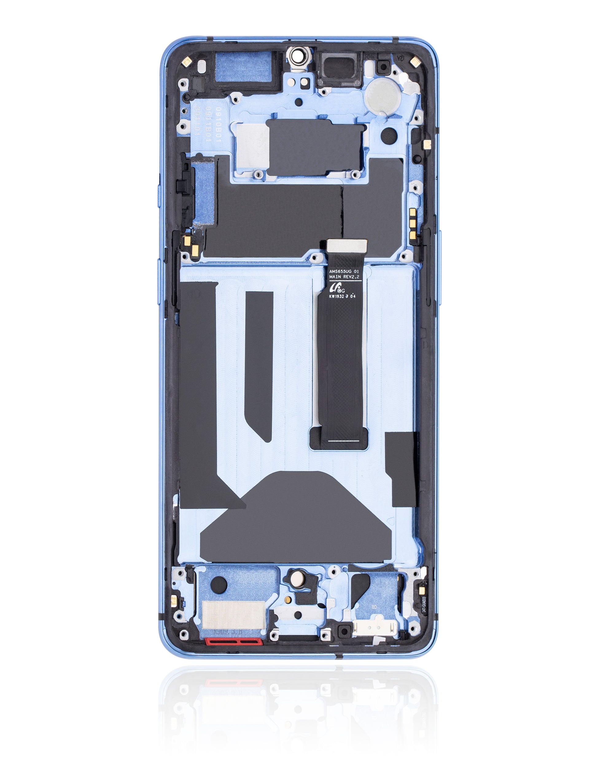 For OnePlus 7T LCD Screen Replacement With Frame (Premium) (Glacier Blue)