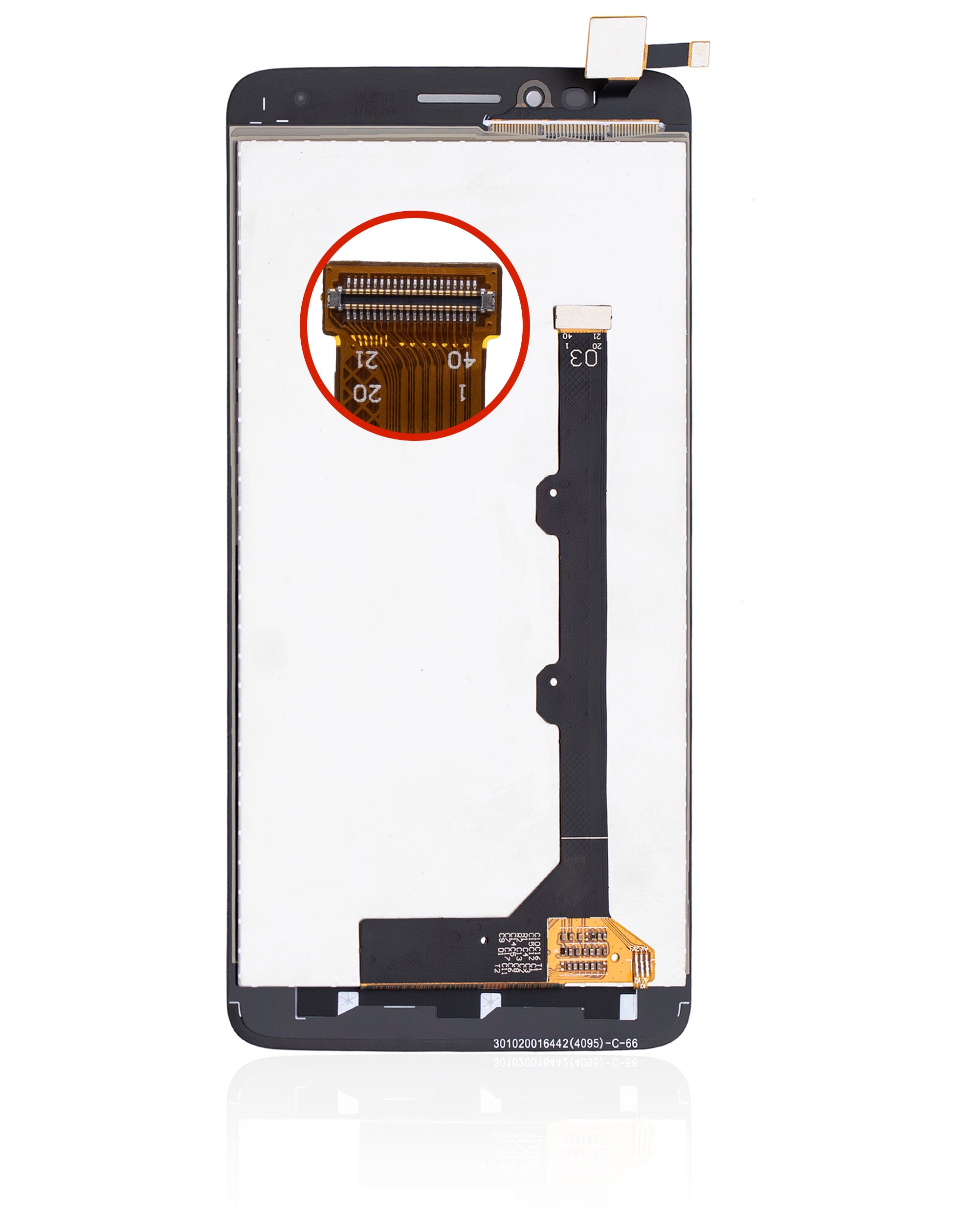 For T-Mobile Revvl Plus (C3701A) LCD Screen Replacement Without Frame (All Colors)