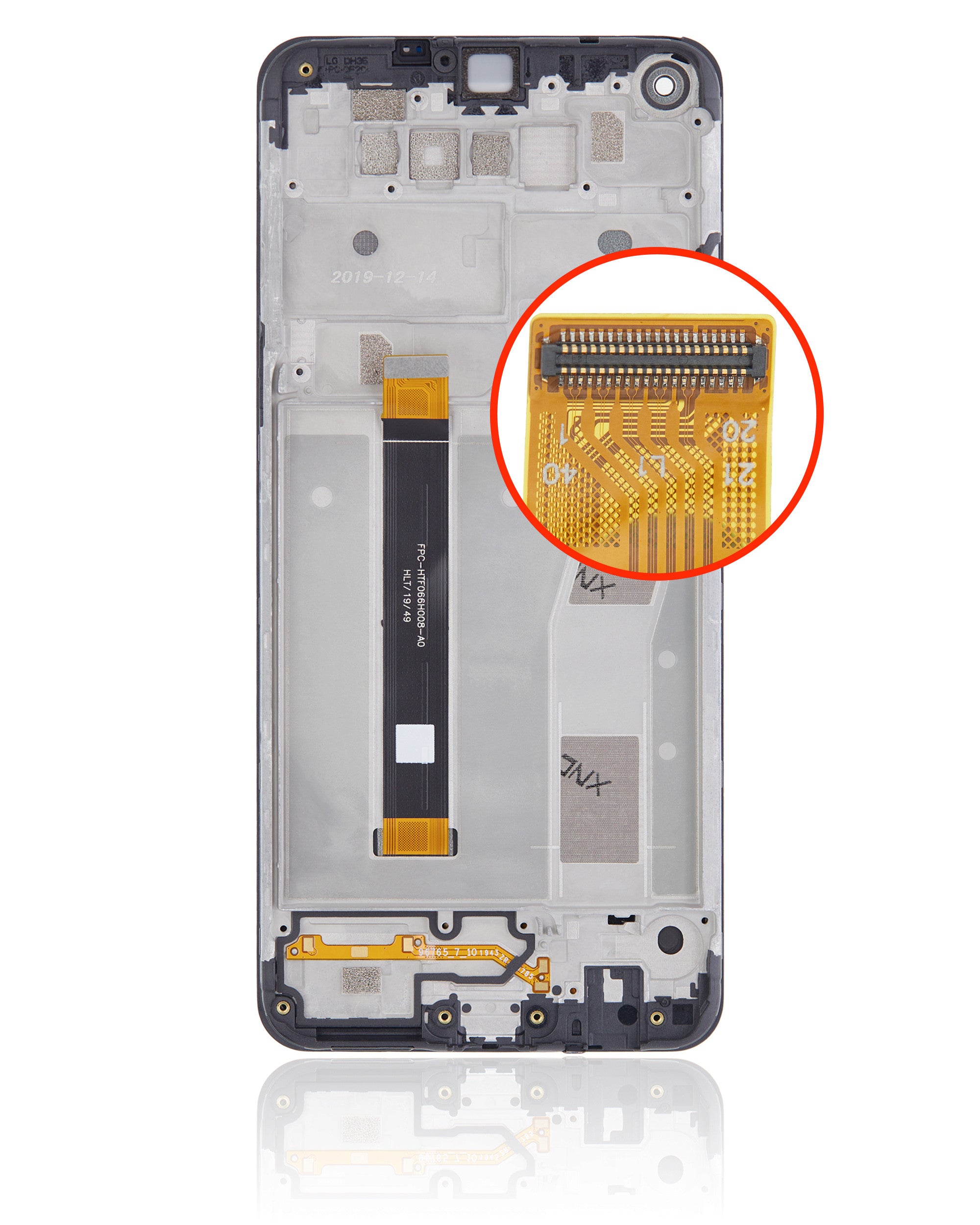 For LG K51S LCD Screen Replacement With Frame (All Color)