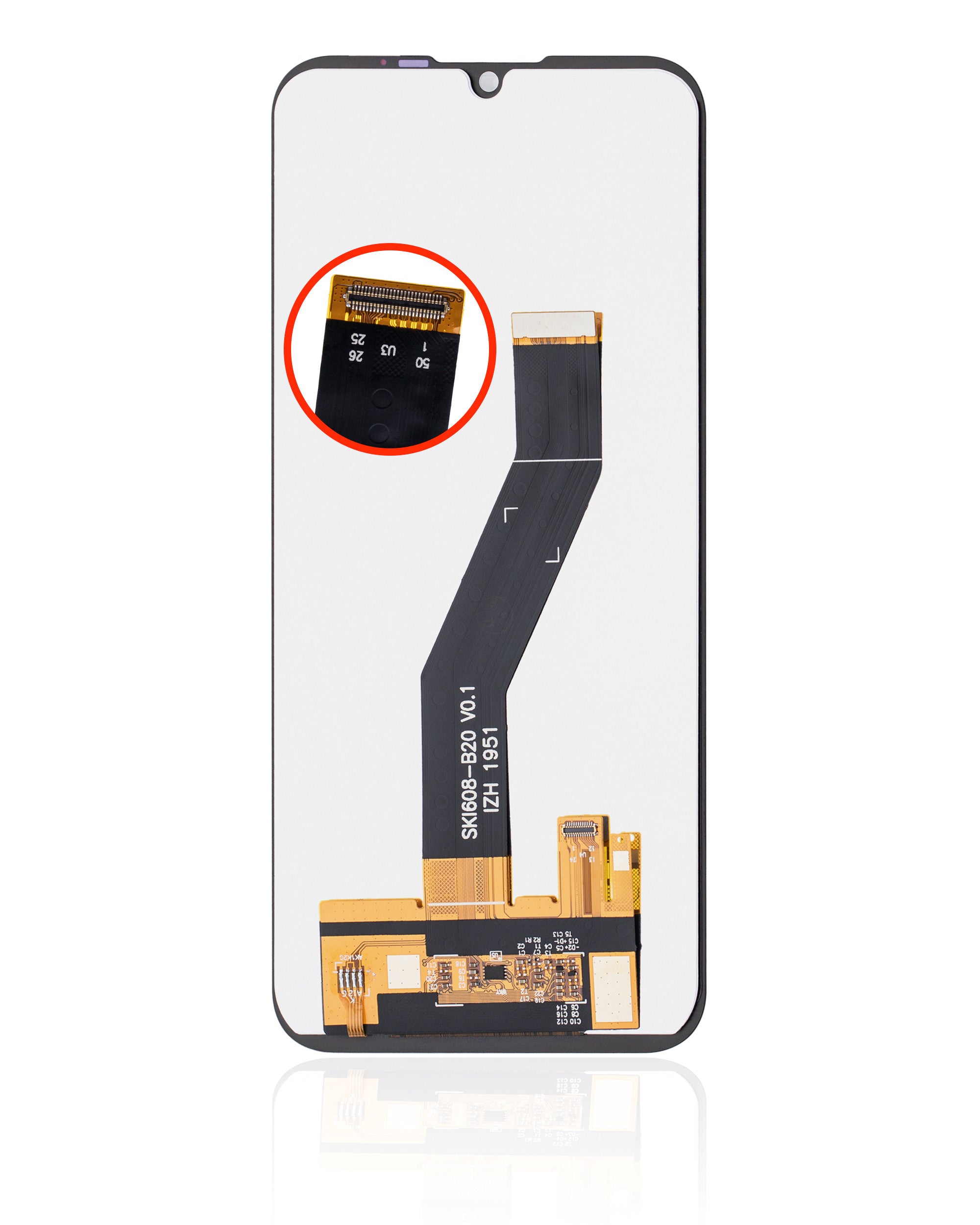 For Moto E6i (XT-2053-5 / 2021) / E6S (XT-2053-1 / XT-2053-2 / 2020) LCD Screen Replacement Without Frame (Premium) (All Colors)