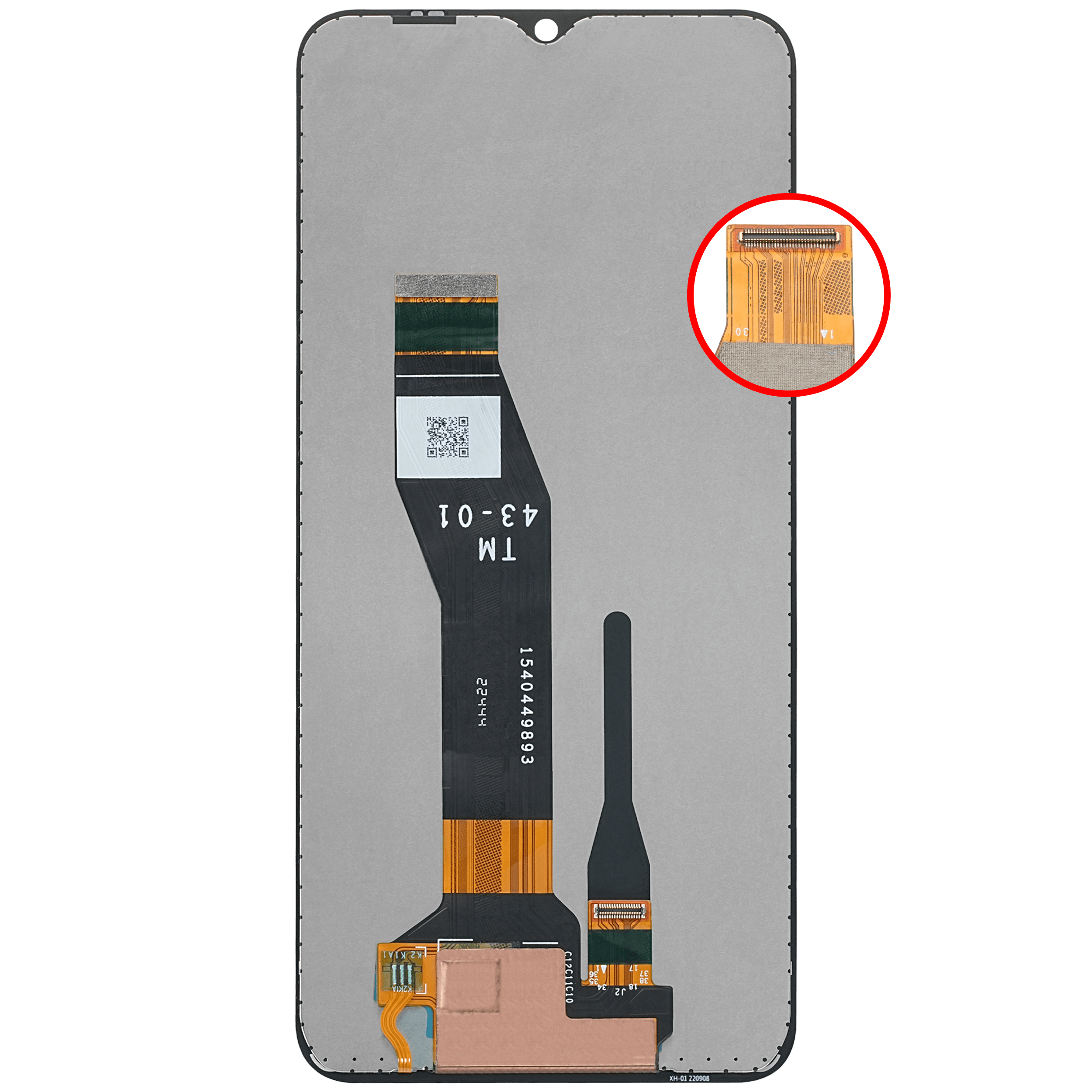 For Moto E13 (XT-2345 / 2023) LCD Screen Replacement Without Frame (Premium) (All Colors)