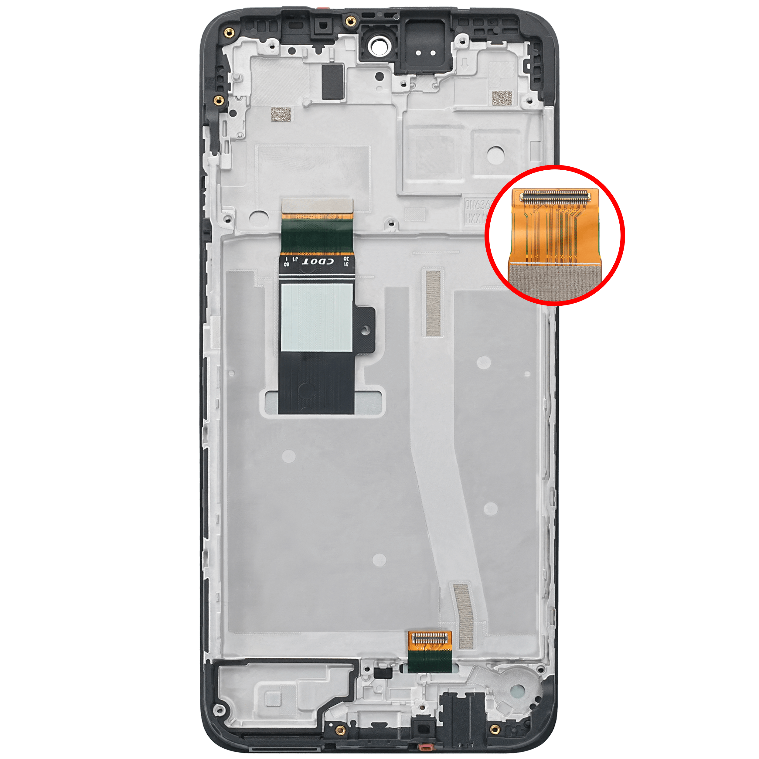 For Moto G53 (XT-2335-3 / 2022) LCD Screen Replacement With Frame (Premium) (All Colors)