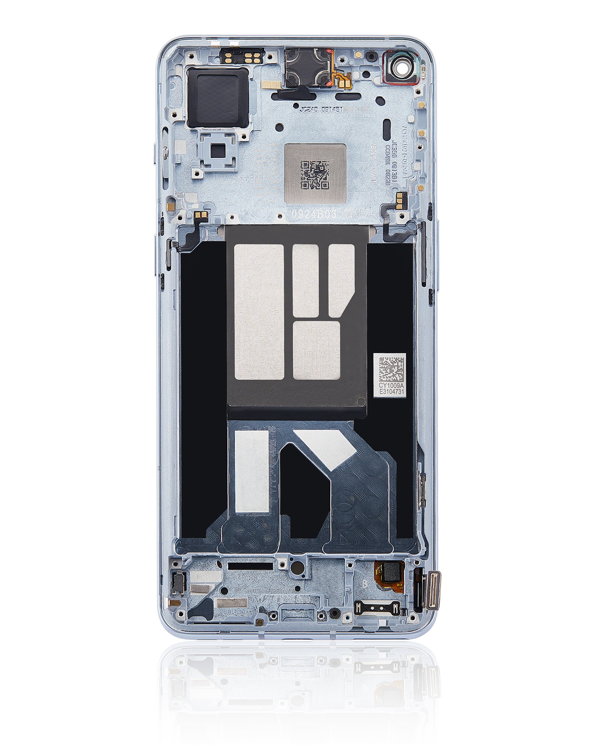 For OnePlus 9RT 5G OLED Screen Replacement With Frame (Premium) (Nano Silver)