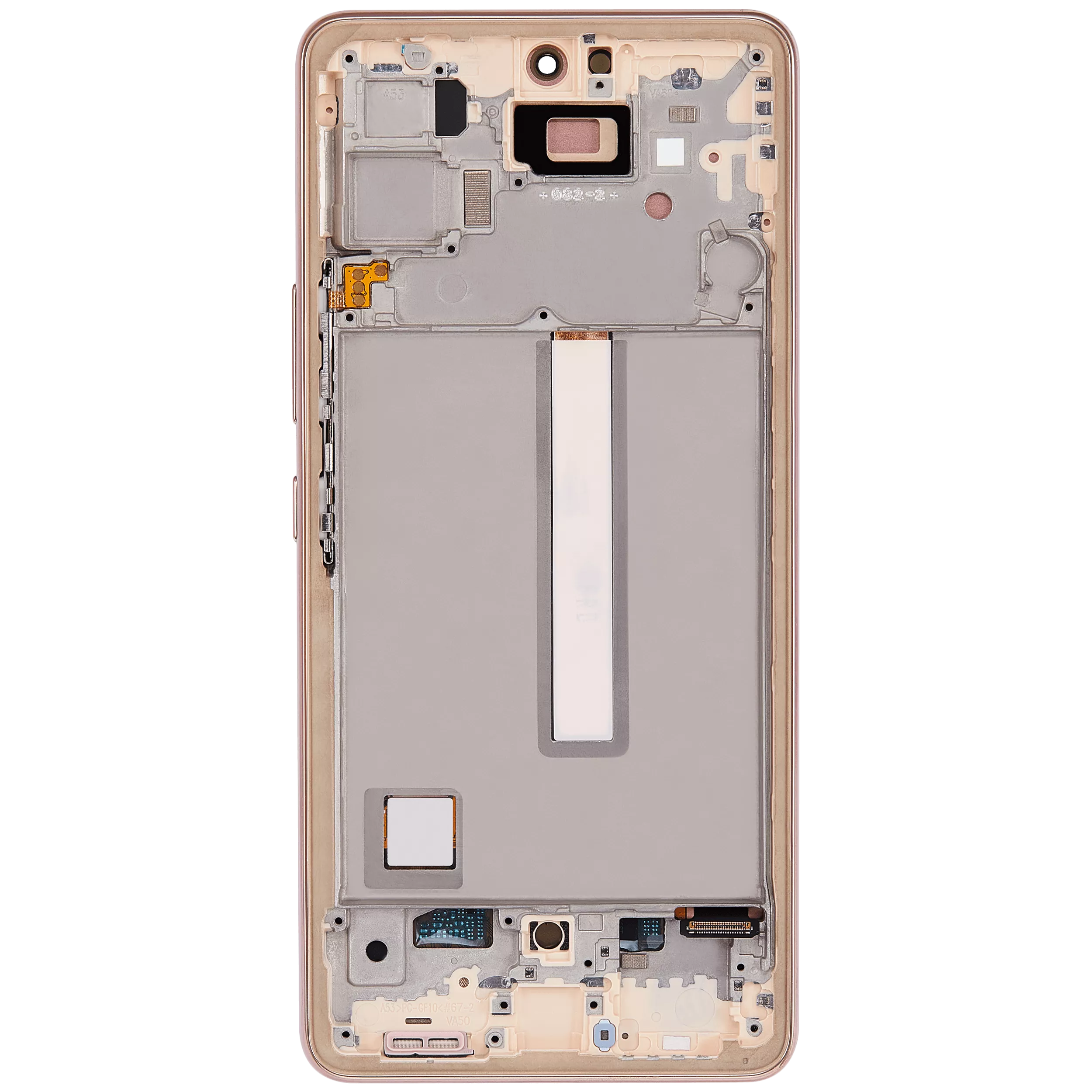 For Samsung Galaxy A53 5G (A536 / 2022) (6.46") OLED Screen Replacement With Frame (Oled Pro) (Peach)