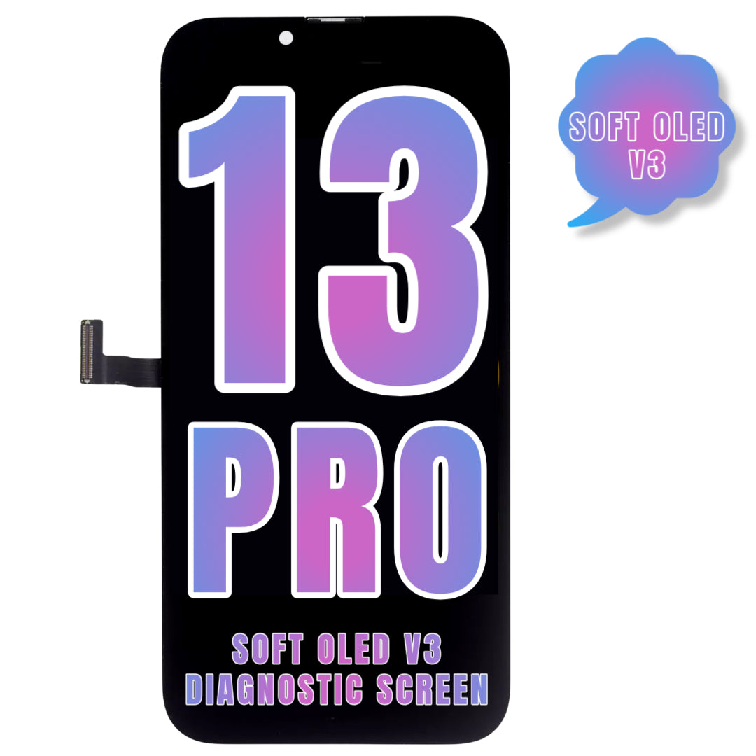 For iPhone 13 Pro OLED Screen Replacement / NONE OEM (Support Diagnostic Screen) (Soft Oled V3)