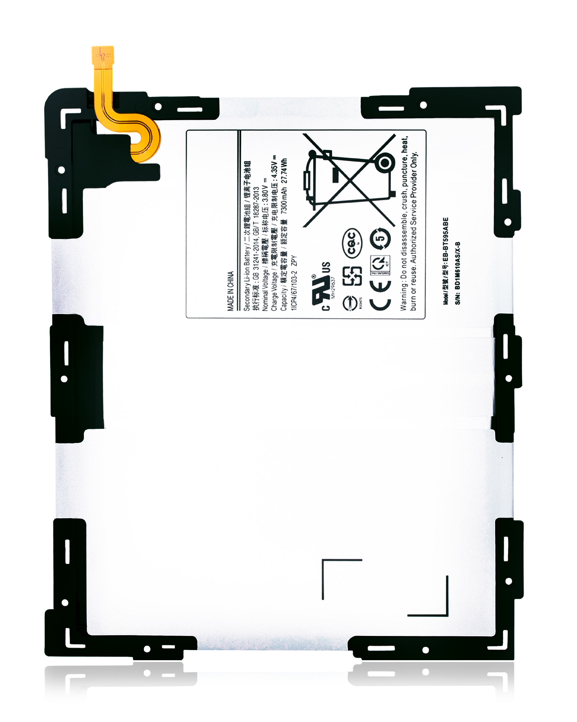 For Galaxy Tab A 10.5" (T590-T595-T597 / 2018) Battery Replacement