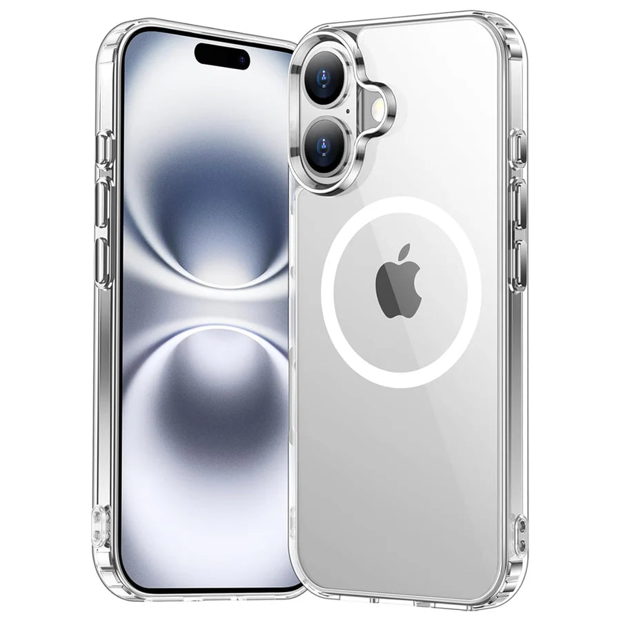 For iPhone 16 Clear Cases Compatible With MagSafe