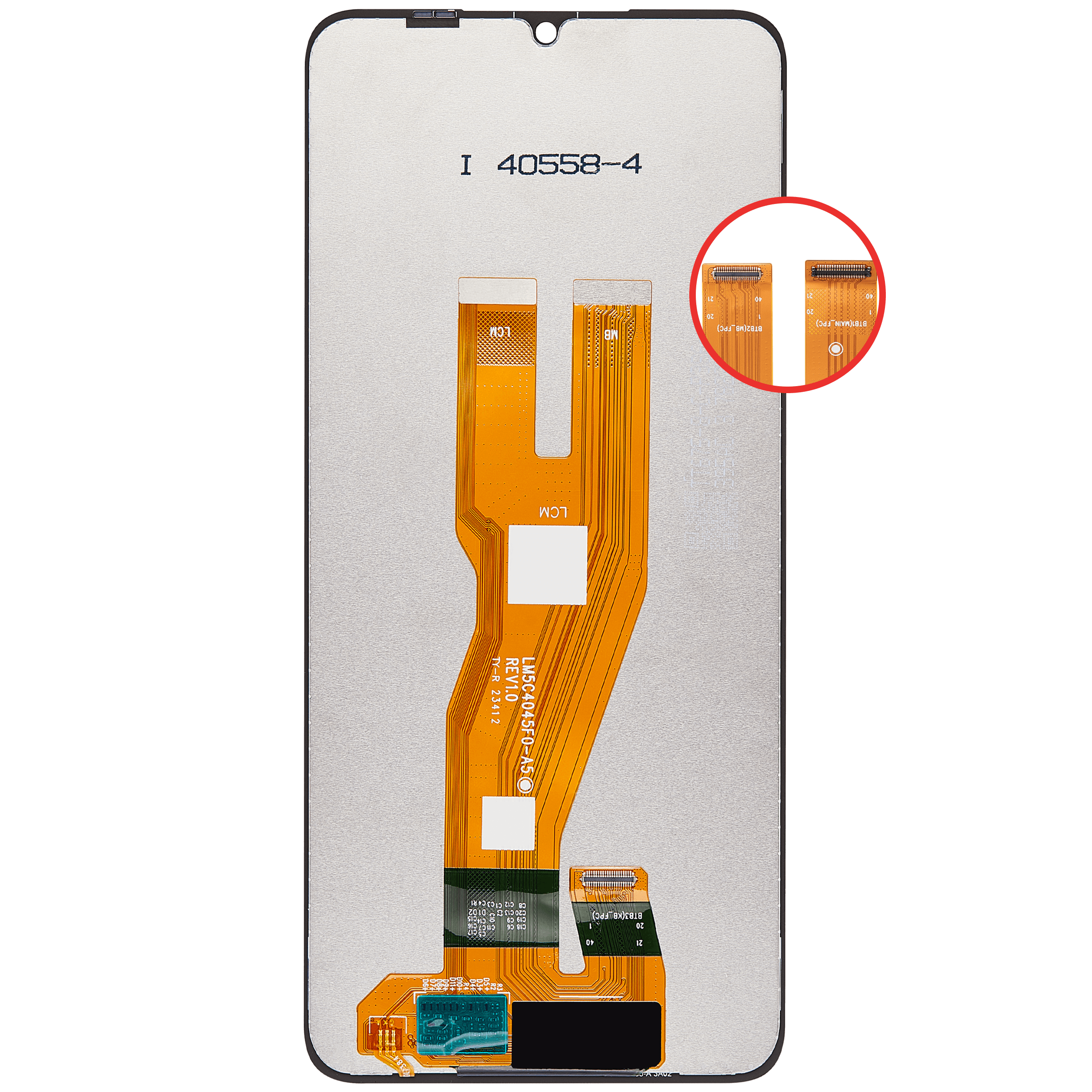 For Samsung Galaxy A05 (A055 / 2023) LCD Screen Replacement Without Frame (Premium) (All Colors)