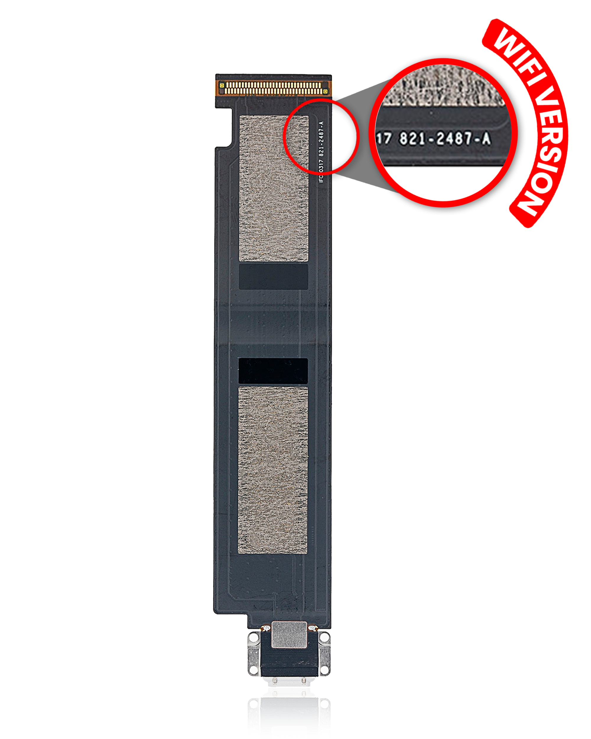 For iPad Pro 12.9 1st Gen (2015) Charging Port Flex Cable (Soldering Required) (WiFi Version)