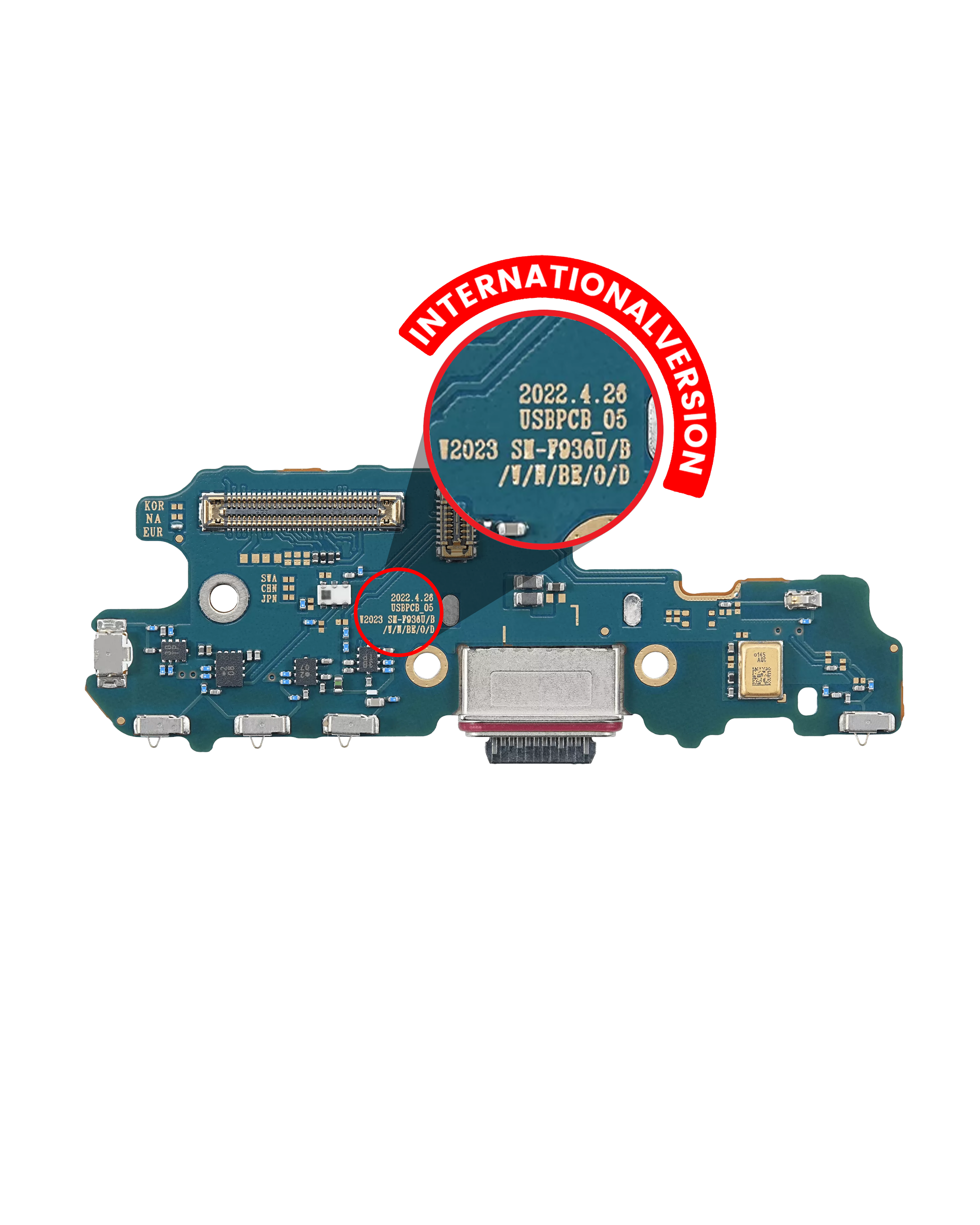 For Samsung Z Fold 4 5G (F936B) Charging Port Replacement (International Version)