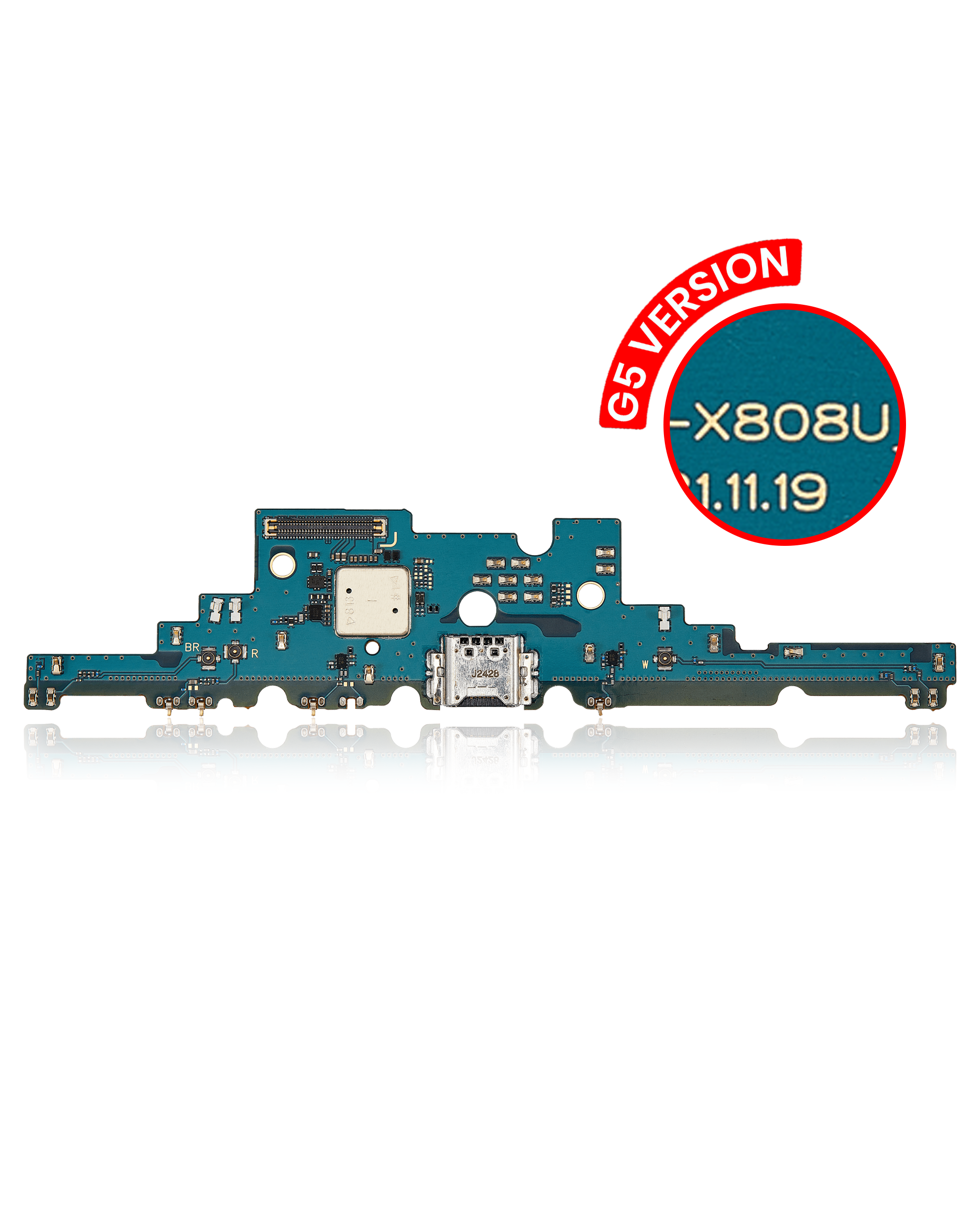 For Galaxy Tab S8 Plus (X800-X806 / 2022) Charging Port Board Replacement (5G Version)