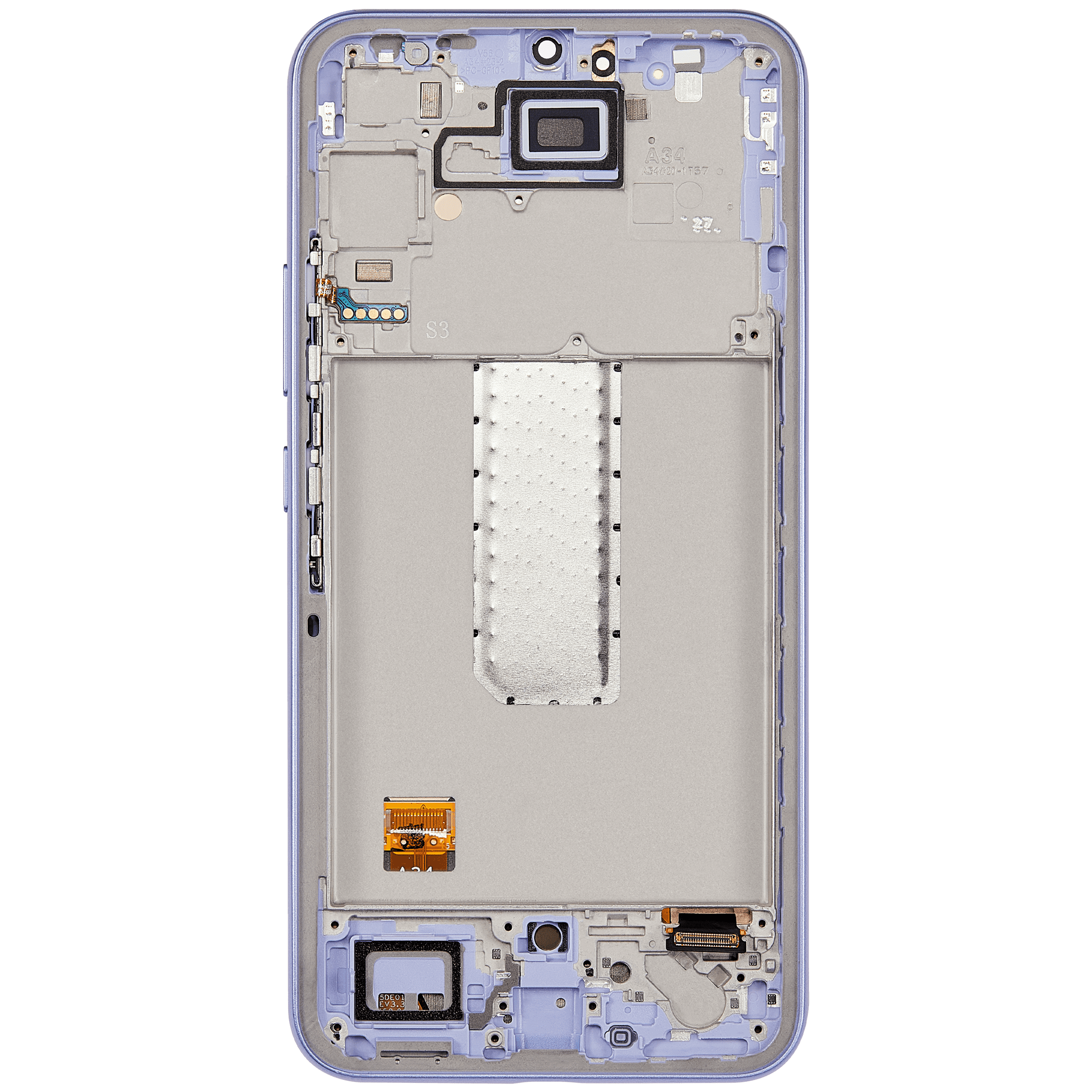 For Samsung Galaxy A34 5G (A346 / 2023) LCD Screen Replacement With Frame (Premium) (Violet)