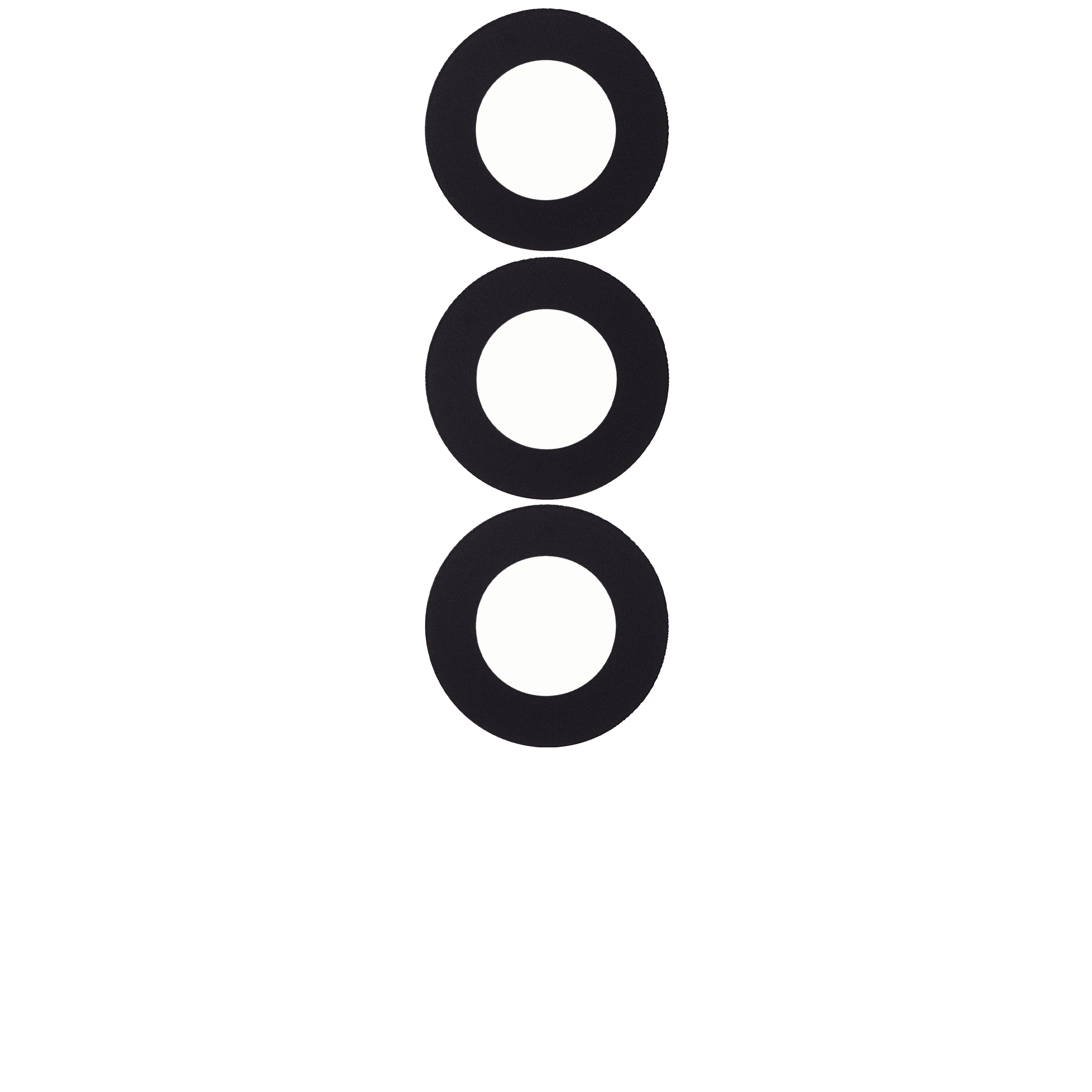 For Samsung Galaxy A32 4G (A325 / 2021) / A32 5G (A326 / 2021) Back Camera Lens Replacement / Glass Only (3 Pcs / Set)