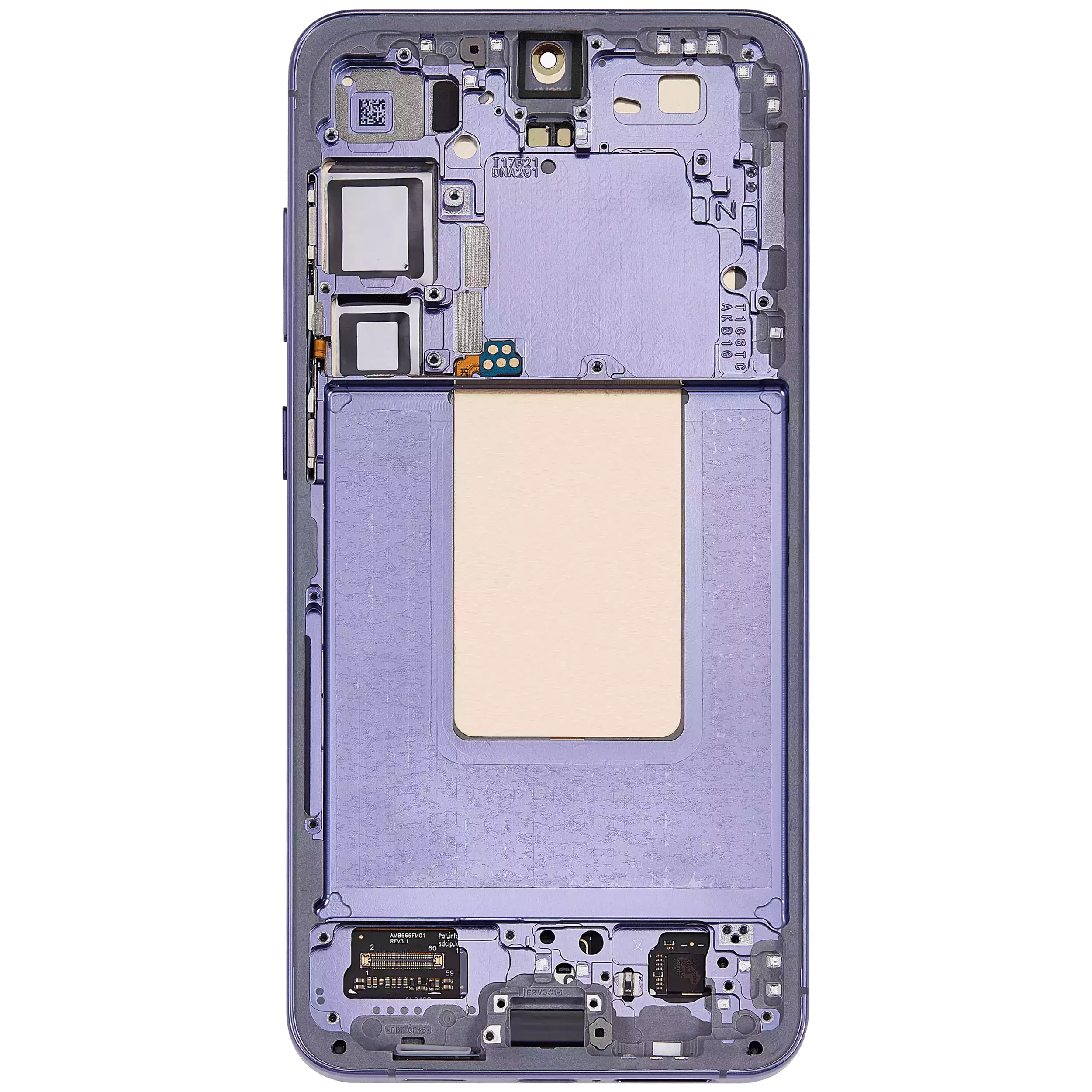 For Samsung Galaxy S24 Plus 5G OLED Screen Replacement With Frame (Premium) (Cobalt Violet)