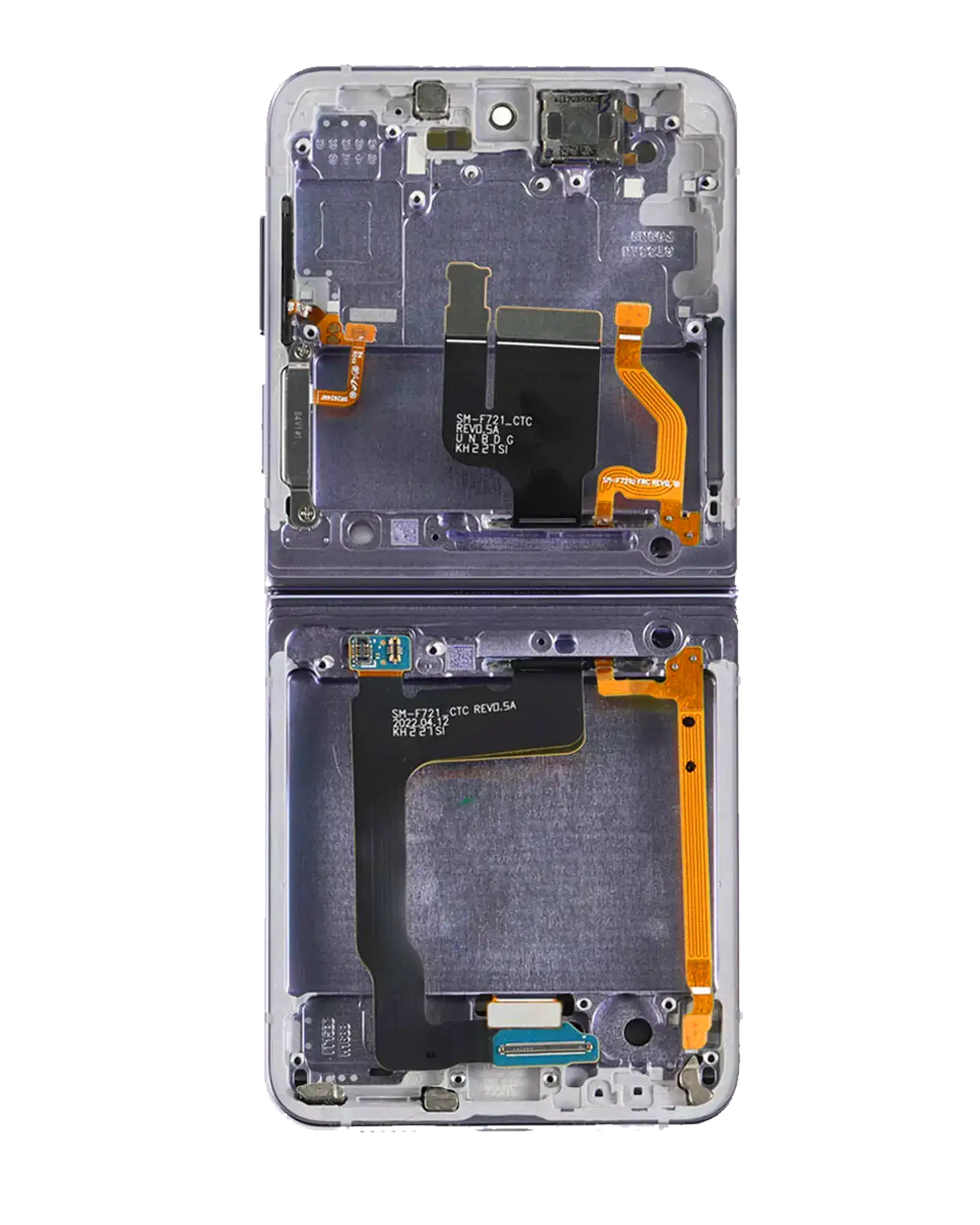 For Samsung Galaxy Z Flip 4 5G OLED Inner Screen Replacement With Frame / US & International Version (Premium) (Bora Purple)
