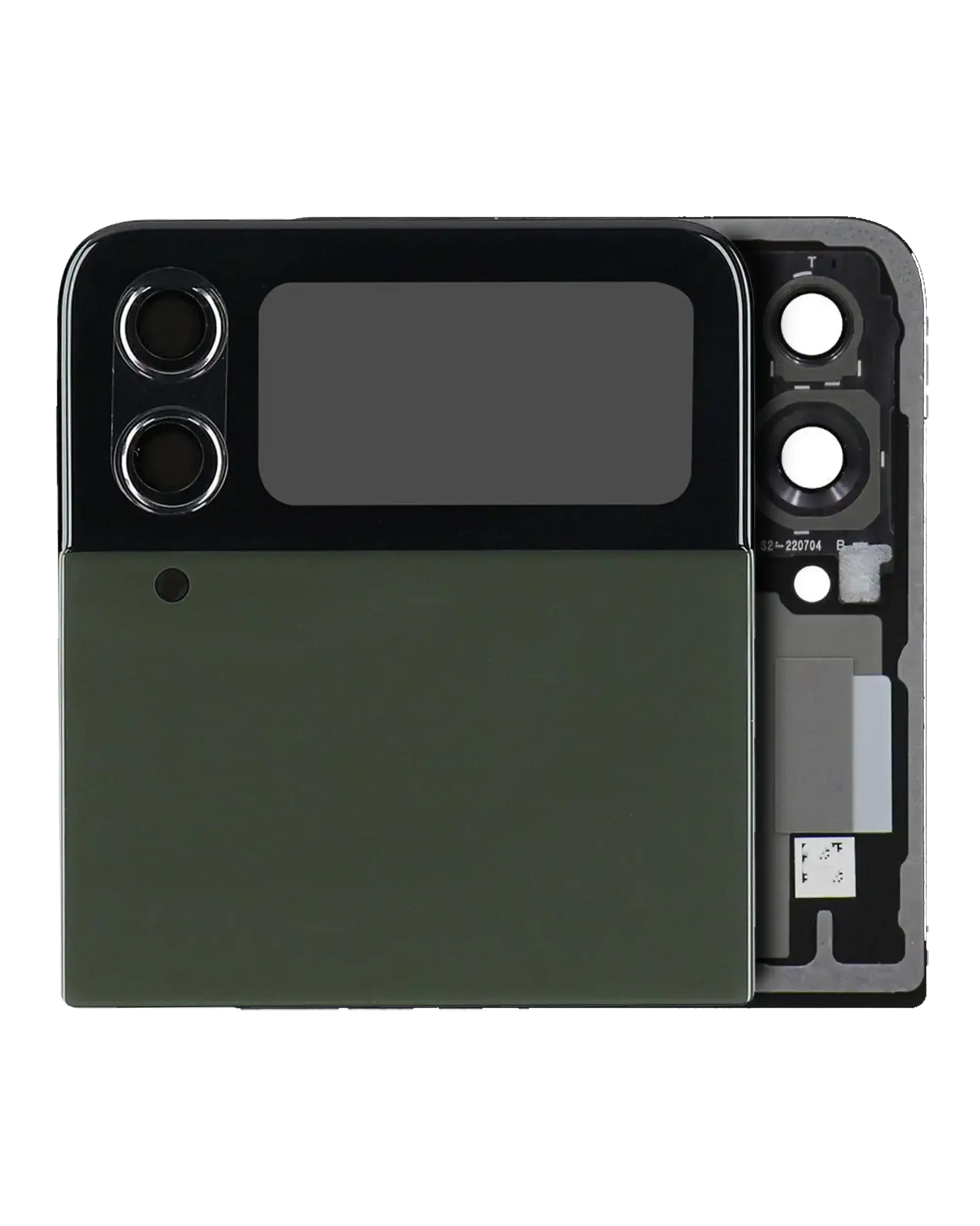 For Samsung Galaxy Z Flip 4 5G (TOP) OLED Outer OLED With Back Cover Replacement / US & International Version (All Colors)