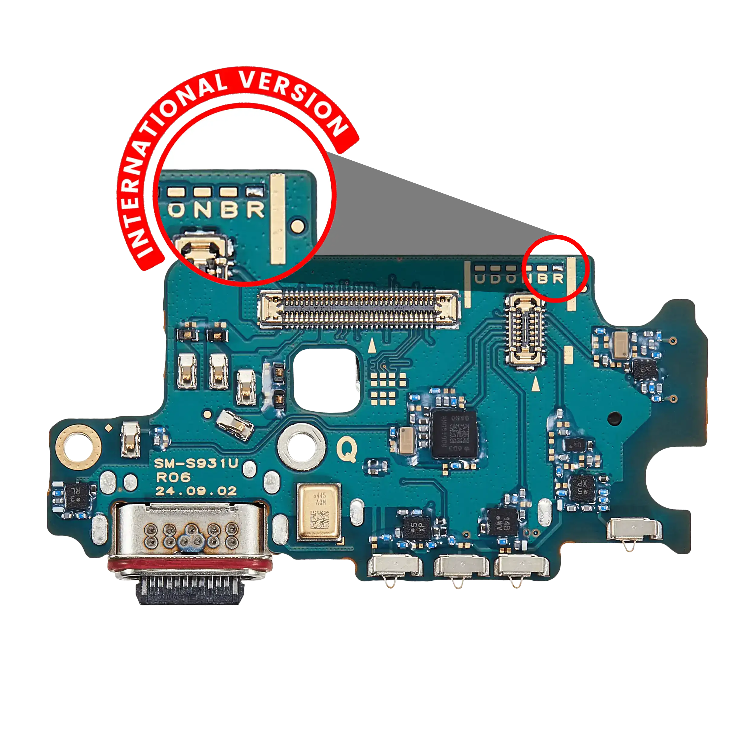 For Samsung Galaxy S25 5G (S931R) Charging Port With Sim Card Reader (International Version)