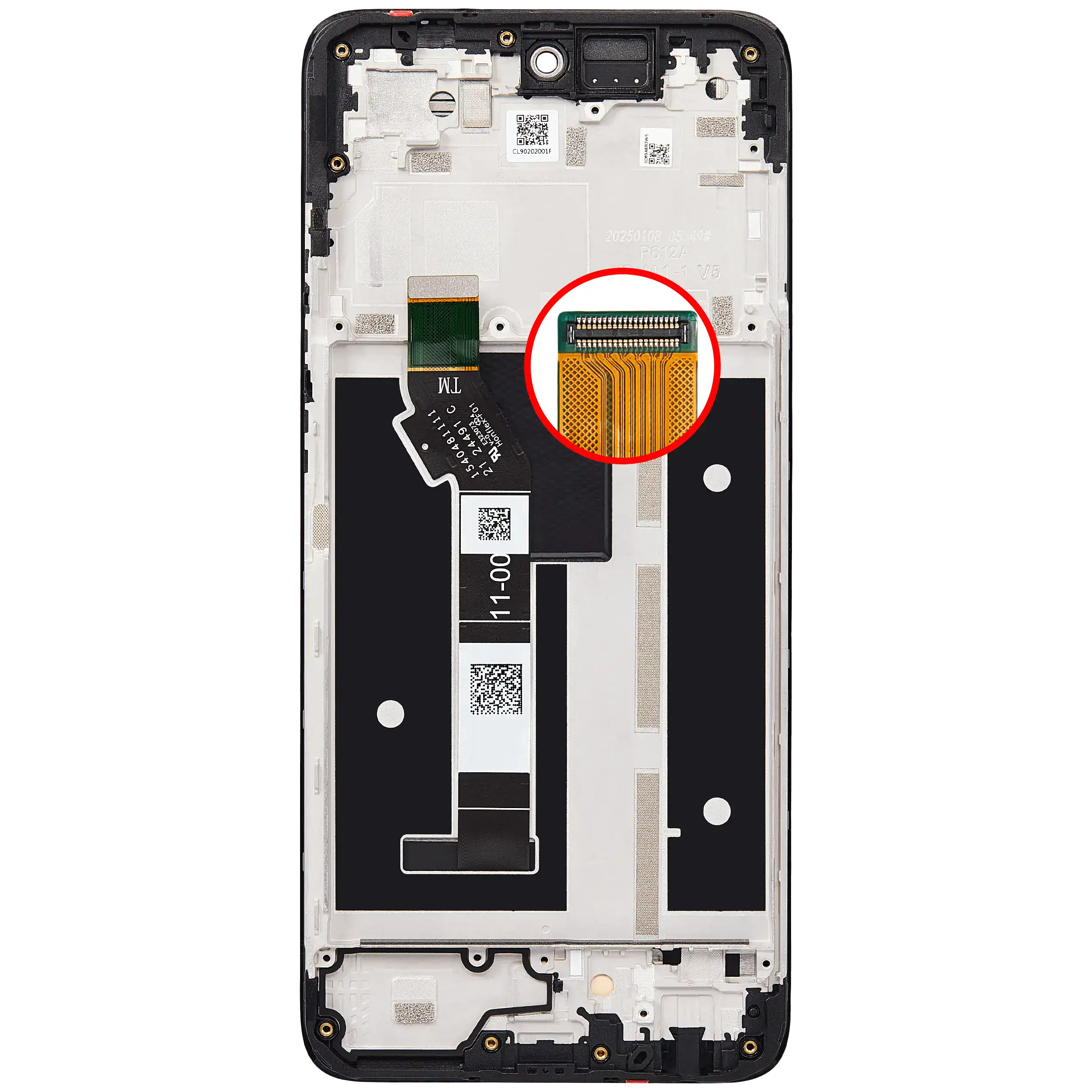 For Moto G 5G (XT-2513 / 2025) LCD Screen Replacement With Frame (Premium) (All Colors)