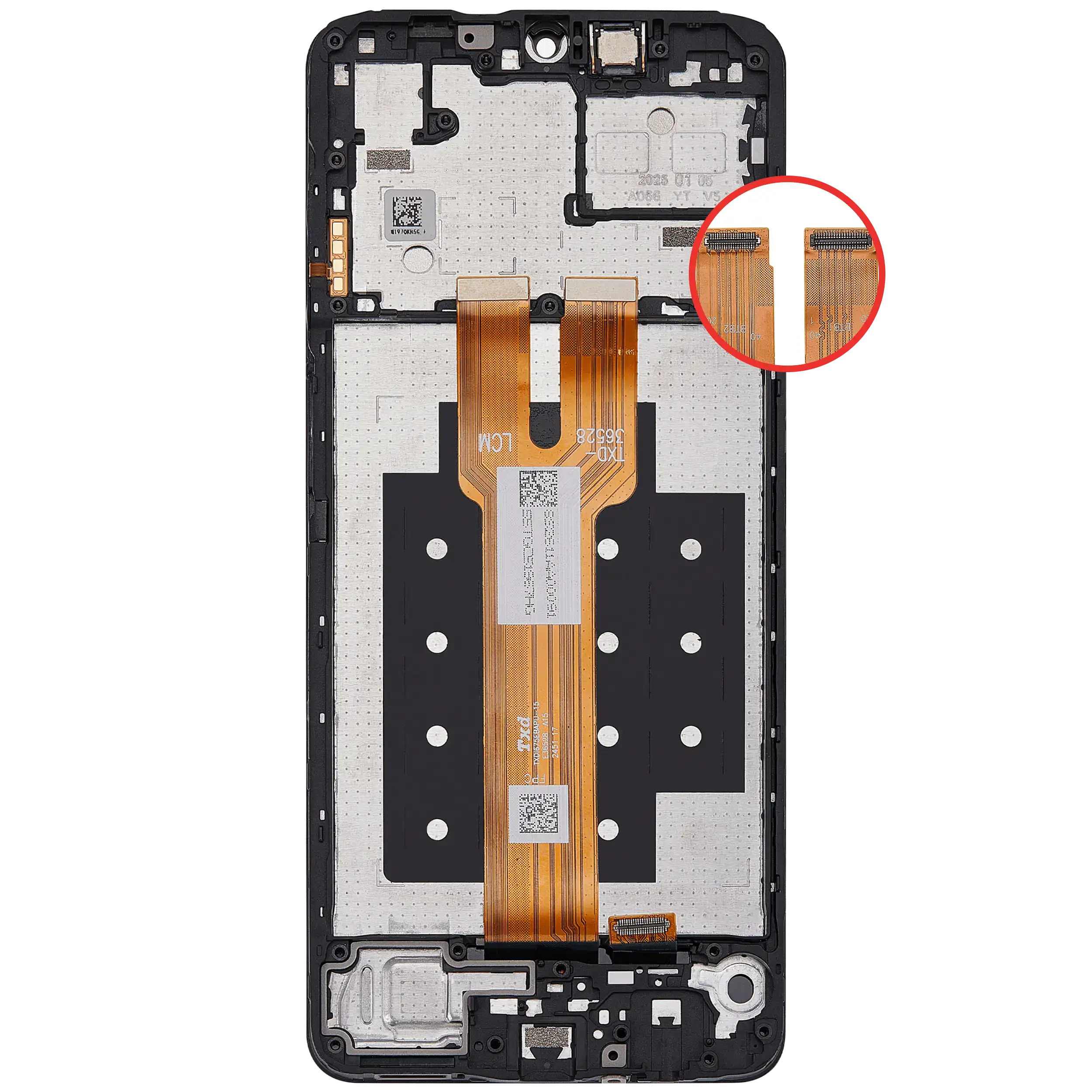 For Samsung Galaxy A06 5G (A066 / 2025) LCD Screen Replacement With Frame (All Colors)