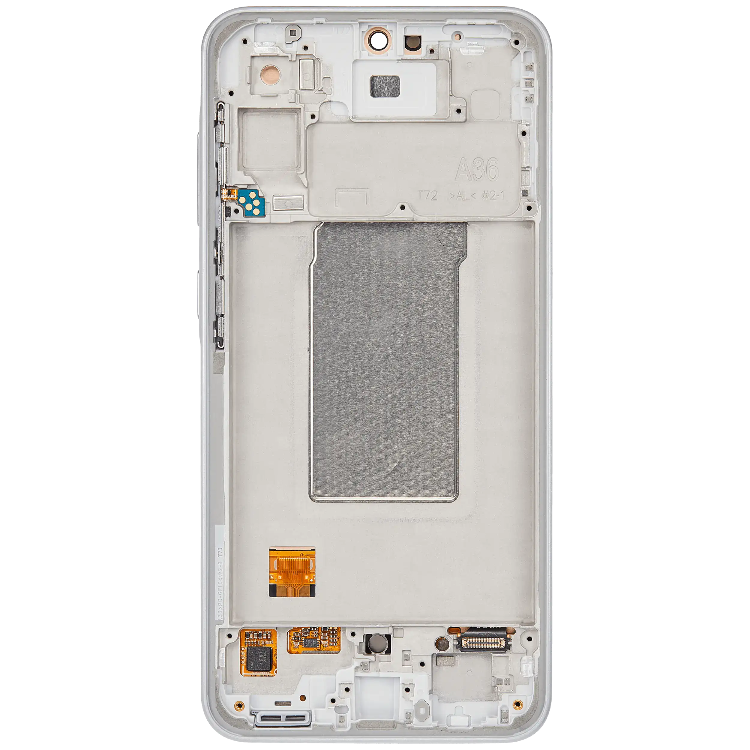 For Samsung Galaxy A36 5G (A366 / 2025) OLED Screen Replacement With Frame (White)