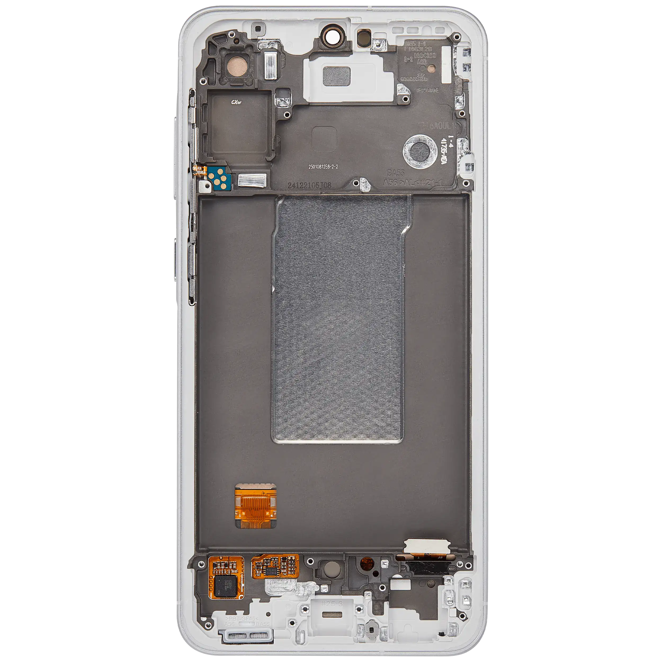 For Samsung Galaxy A56 5G (A566 / 2025) OLED Screen Replacement With Frame (Premium) (Light Gray)