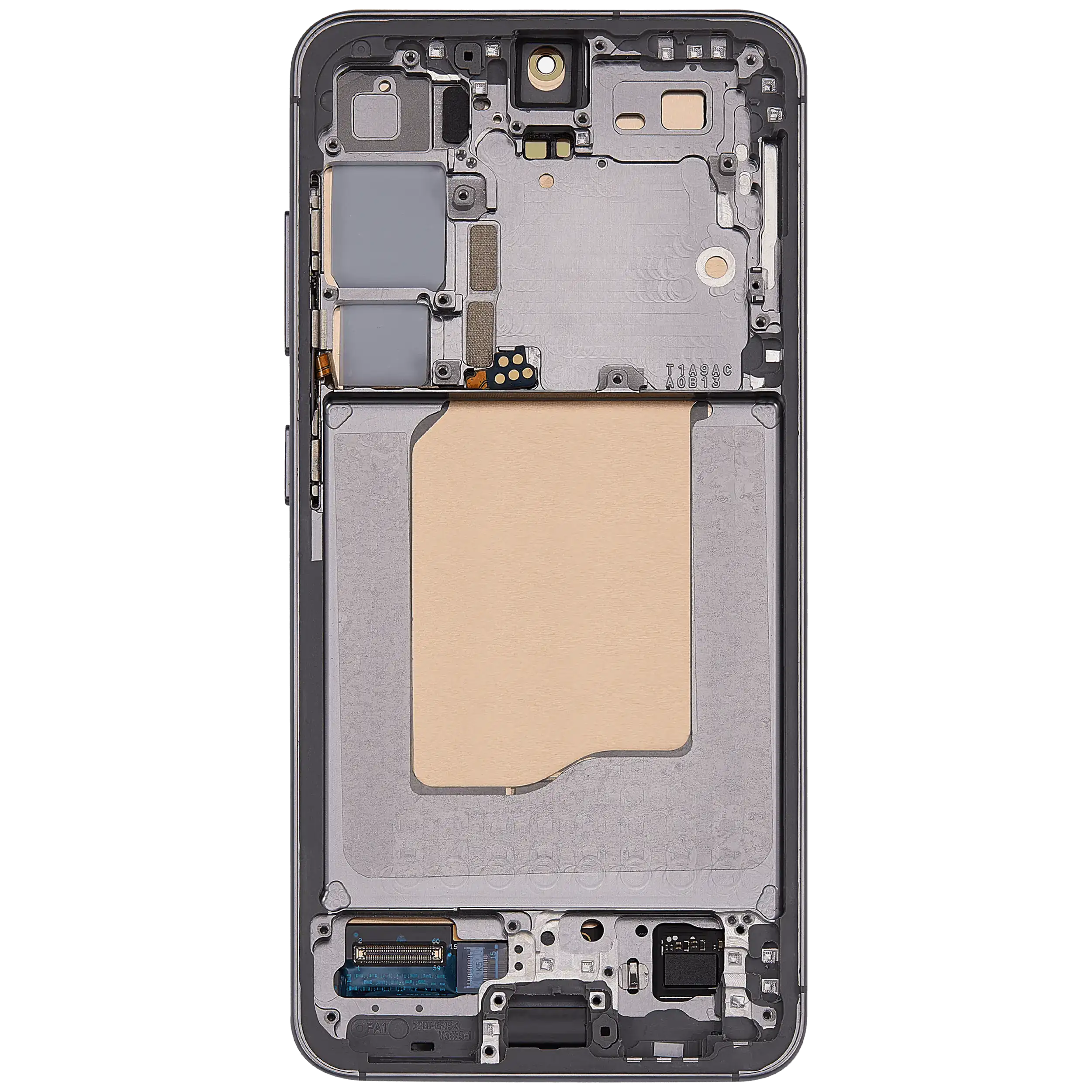 For Samsung Galaxy S25 5G OLED Screen Replacement With Frame / US & International Version (Premium) (Silver Shadow)
