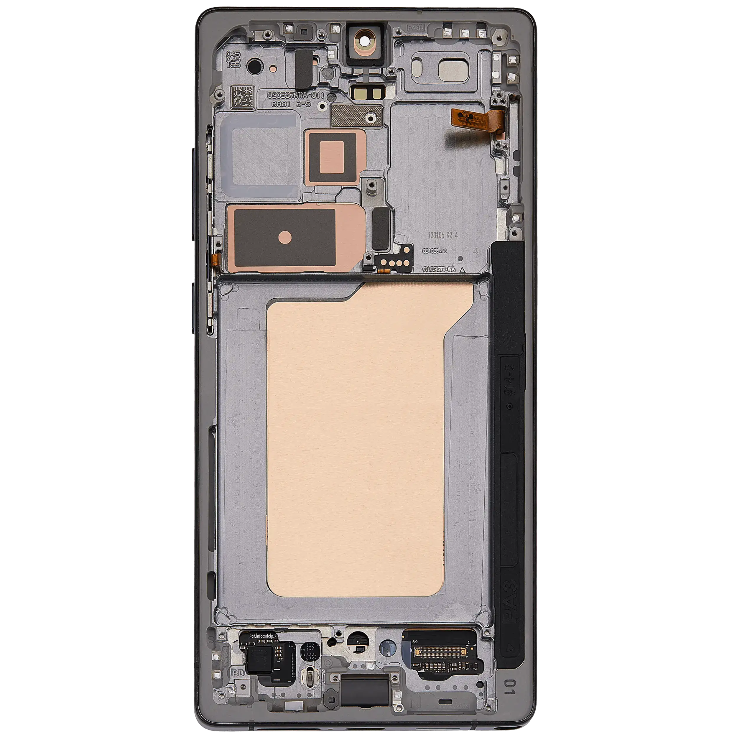 For Samsung Galaxy S25 Ultra OLED Screen Replacement With Frame (Premium) (Titanium Jet Black)